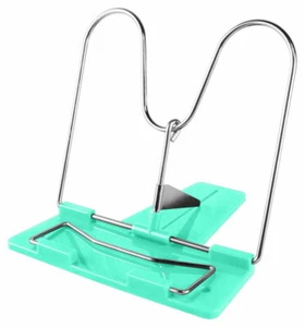 Leseständer / Buchhalter / Buchständer / mit Metallbügel / Farbe: mintgrün - Bild 1 von 1