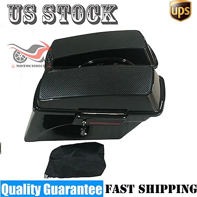Hard Saddle bags w/ 6x9" Dual Speaker Lid Fit For Harley Touring FLHT FLHX 94-13 - Image 1 of 4