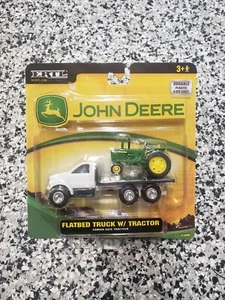 Ertl John Deere Flatbed Truck W/ Tractor 1/64 - Picture 1 of 2