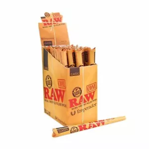 RAW Classic Emperador - 6 PACKS - Pre Rolled 1 Cone Per Pack Natural Unrefined - Picture 1 of 3