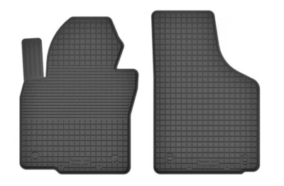 2pcs Rubber Floor Mats Driver + Passenger -Fits - VW Touareg I 2002-2010 - Image 1 of 4