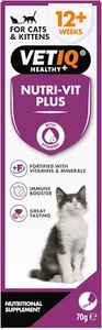 VetIQ Nutri-Vit Plus, 70g, Cat Supplement with Vitamins & Minerals, For Cats, &