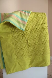 Organic Cotton Hand Embroidered Baby Quilt - Picture 1 of 5