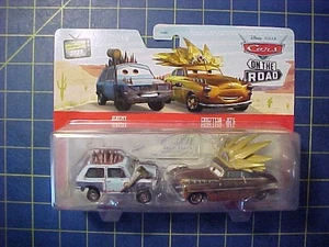 DISNEY PIXAR CARS JEREMY UND HÄUPTLING! ON THE ROAD SERIE!  NIP METAL - Bild 1 von 4