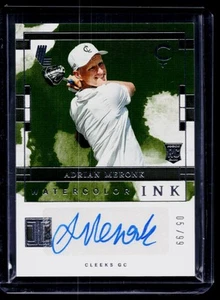 2024 Panini Impeccable #5/99 Silver Adrian Meronk Watercolor Ink Auto - Picture 1 of 2