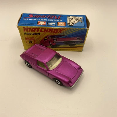 Lesney Matchbox No. 5  - Excellent Lotus Europa with Type I Box - Image 1 of 4