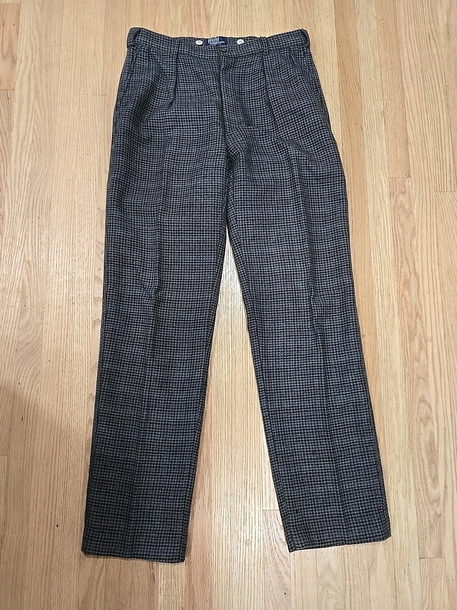 パンツ 90s-00s POLO by Ralph Lauren wool slacks Ralph Lauren Pleated Wool Blend Pants | Bloomingdale's