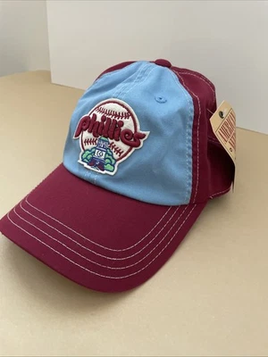 MLB Philadelphia Phillies Hat Cap - Strapback Blue Red Cooperstown - Brand New - Image 1 of 4