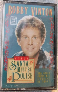 Bobby Vinton Santa Must Be Polish Cassette CRT 1001 - Tested Plays Well - Picture 1 of 5