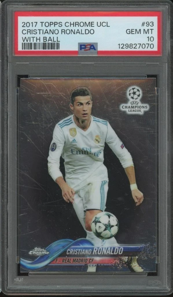 2017-18 Topps Chrome UEFA ロナウド PSA10 2017-18 Topps Chrome UEFA