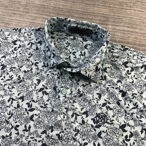 Camisa Polo G/Fore Para Hombre Azul Medio Rendimiento Botón Golf Logo Estampado Completo - Imagen 1 de 8