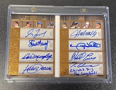 2025 Leaf History Book Maddux Avery Murph Franco Smoltz Glavine Auto /20 #BC3 - Image 1 of 2