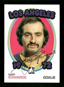 2009-10 in the Game '72 81 Gary Edwards signed auto autograph  super eye appl MZ - Picture 1 of 2