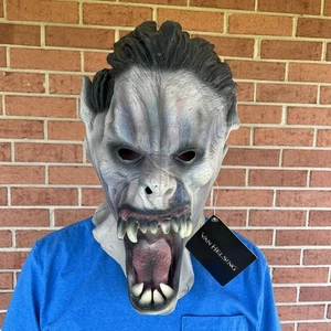 Van Helsing Adult Mask Horror Film Vampire Overhead Latex Halloween - Picture 1 of 9
