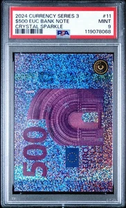 Cardsmiths Currency Series 3 - 500 European Central Bank Crystal Sparkle PSA 9 - Picture 1 of 2