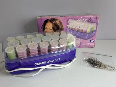 Бигуди Conair Hot Rollers фиолетовые легко начинающиеся заколки HS15 и 20 роликов - Изображение 1 из 4