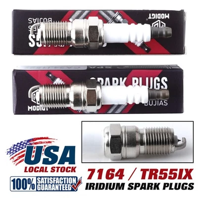 8x Iridium IX Spark Plugs For Ford Transit Connect 2.0L 2010-2011 2012-2013 OEM - Image 1 of 4