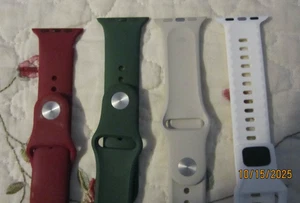 4 Apple Watch Ersatzarmbänder für 38, 40 & 41mm. Neu - Bild 1 von 5