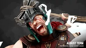 Thor Ragnarok Sculpture(300mm) /3D Printed/Unassembled/Unpainted/Wicked - Foto 1 di 10