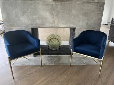 cadeira de jantar Xavier cadeiras de jantar de veludo.      NOVO EM FOLHA|. - Imagem 1 de 3