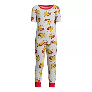 Pokemon Pikachu Boys Short Sleeve and Pant Pajama Set, 2-Piece Size 6 - Picture 1 of 5