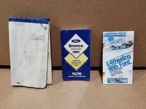1991 Ford Bronco Full Size Owner's Manual Books Guide - Bild 1 von 2