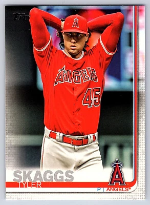 Tyler Skaggs 2019 Topps Serie 1 Base # 340 - Los Angeles Angels Foto 1 de 3