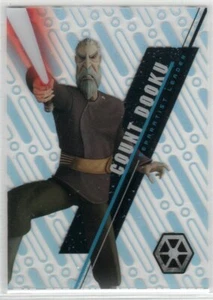 STAR WARS 2016 TOPPS HIGH TEK BASE SW-49 COUNT DOOKU FORM 1 PATTERN 1 - Picture 1 of 2