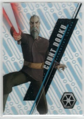 STAR WARS 2016 TOPPS HIGH TEK BASE SW-49 COUNT DOOKU FORM 1 PATTERN 1 - Image 1 of 2
