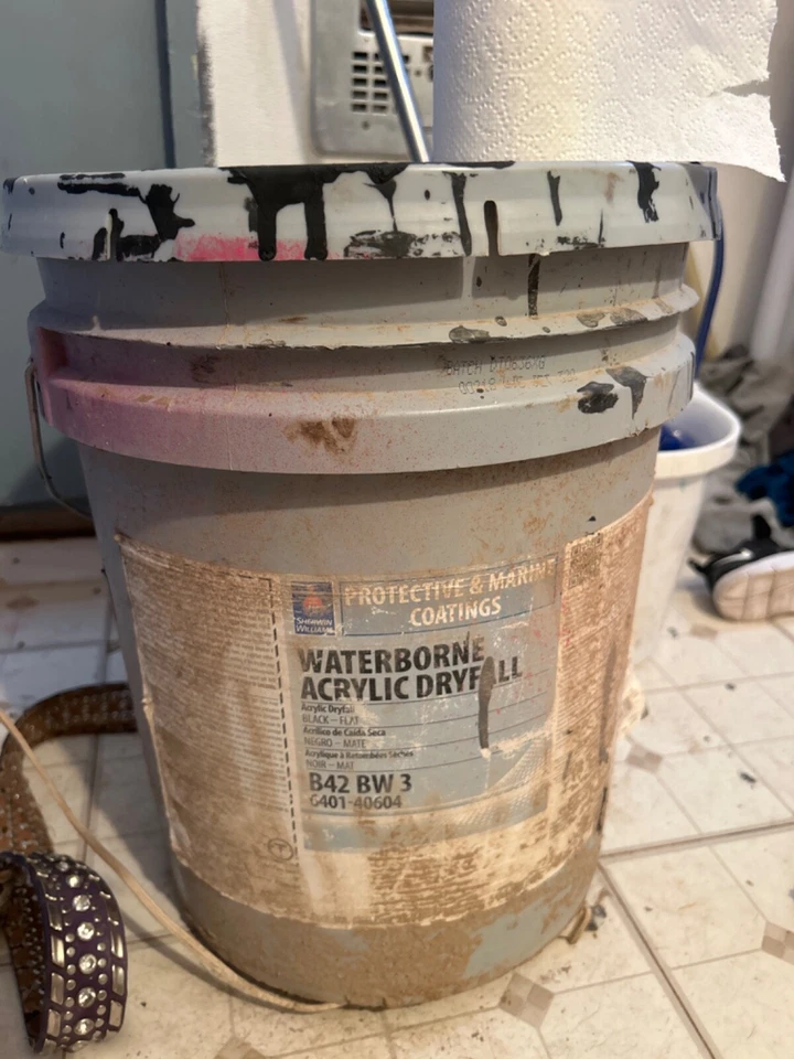 pintura acrílica a base de agua en seco Foto 1 de 1