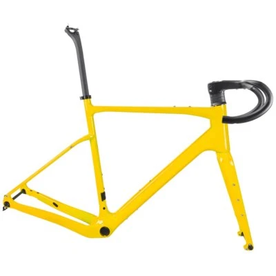 Cuadro de bicicleta de grava de carretera de carbono freno de disco 700C * 45C cuadro de bicicleta de ciclocross  Foto 1 de 4