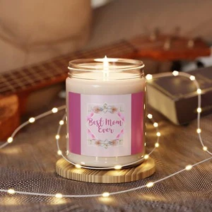 Best Mom Ever Scented Candle, Relaxation Gift, Mother's Day, Home Décor, - Picture 1 of 26