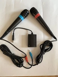 Official Singstar Wired Microphones PS2 Sony Playstation - Picture 1 of 1