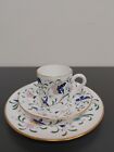 Coalport Pageant Pattern Coffee Cup, Saucer And Plate