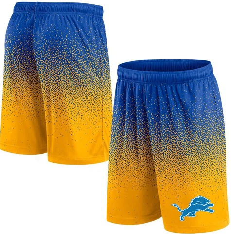 Mens Detroit Lions 2023 Fans Loose Workout Sports Jogging Training Shorts Gift Cover