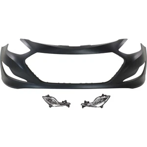 New Set of 3 Front Bumper Cover Kit Fits 11-15 Hyundai Sonata - Picture 1 of 12