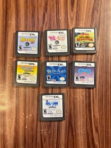 Nintendo DS Game Lot 7 Hamsterz Digging For Dinosaurs OMG Brain Age Sports Style - Picture 1 of 9