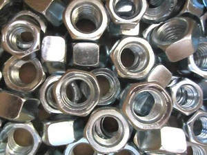 1/2"-13 Grade 5 Finished Hex Nuts Zinc Plated - Picture 1 of 2