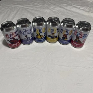 Funko Soda Confezione 6 X-Men '97 Shop Esclusivo Commons Set Solo Lattine!!!! - Foto 1 di 4