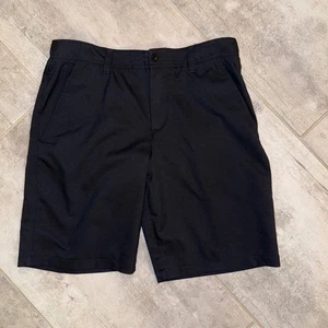 Under Armour Boys Athletic Shorts Black Golf Training Youth Large YL - Picture 1 of 8