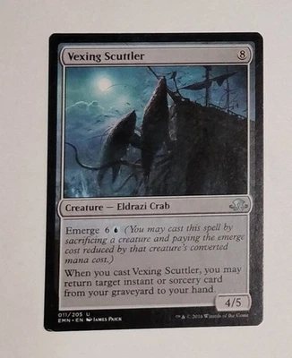 Vexing Scuttler 011/205 Pokemon TCG 2016 Magic The Gathering  - Image 1 of 2