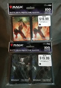 Ultra Pro Magic Final Fantasy Sleeves 100CT Cloud Ex-SOLDIER & Y'shtola NEW MTG - Picture 1 of 2