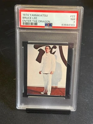 Bruce Lee 1974 Yamakatsu Enter the Dragon Rookie Towa #22 PSA 7 TOWA - Image 1 of 2