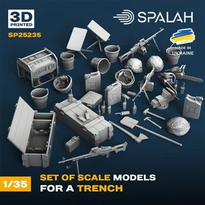1:35 For a trench Scale Model Kit for Diorama Spalah SP25235 - Picture 1 of 1