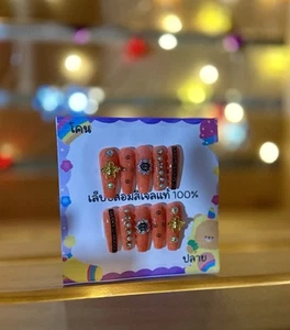 Nails Handmade press on nails hand painted 3D size L 🔥 FAST FREE SHIPPING - Picture 1 of 1