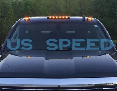 Luces LED de techo de cabina ámbar para Chevrolet Silverado 2500HD 3500HD 2007-2021 Foto 1 de 4