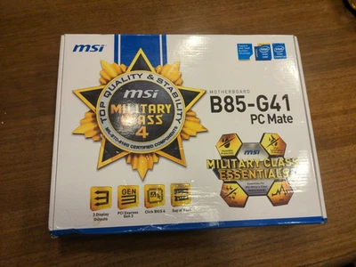 Материнская плата MSI военного класса 4 B85-G41 PC Mate - Изображение 1 из 4