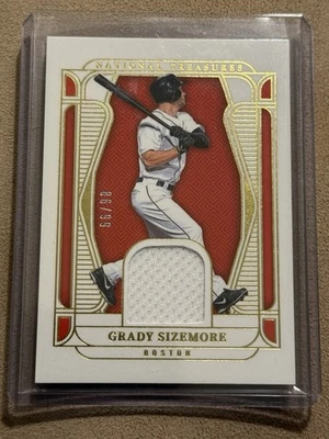 2025 National Treasures Grady Sizemore 材料宝藏遗物 /99 红袜队 — 第 1/2 张图片
