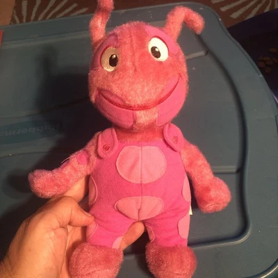 Pelúcia exclusiva Fisher Price rosa Backyardigans ©2005 Nickelodeon bicho de pelúcia - Imagem 1 de 4