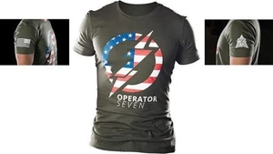 Camiseta Tops Knives Operator 7 Mezcla de Algodón OD Verde - TS-OP7-MEDIANA - Imagen 1 de 1